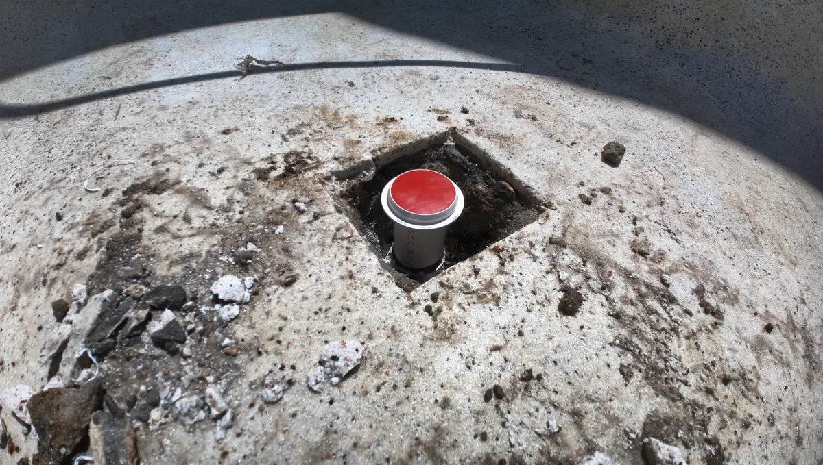 New floor jet fitting capped and set in its pocket in the pool floor — Ormond Beach, FL