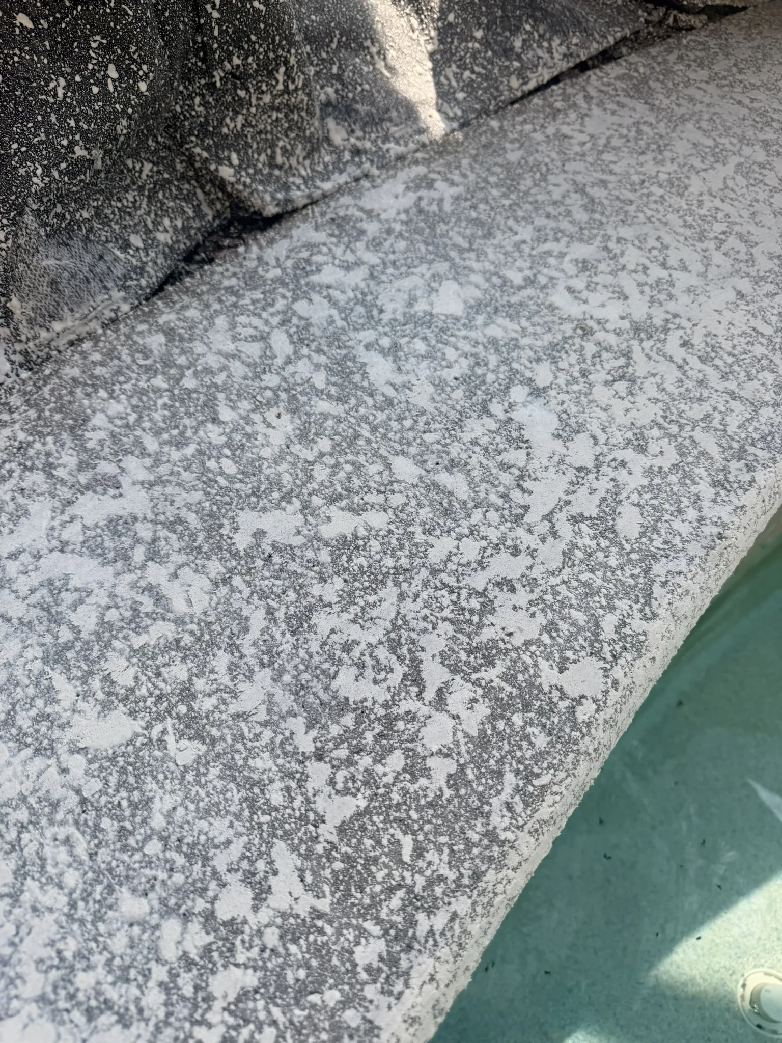 Knockdown textured finish coat applied to the rebuilt beam — Palm Coast, FL